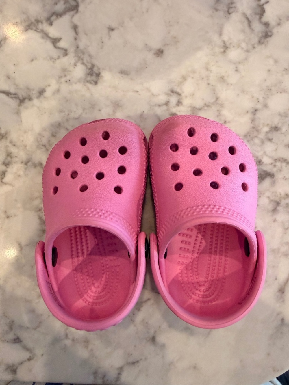Original Crocs Shoes size 2-3 pink crush